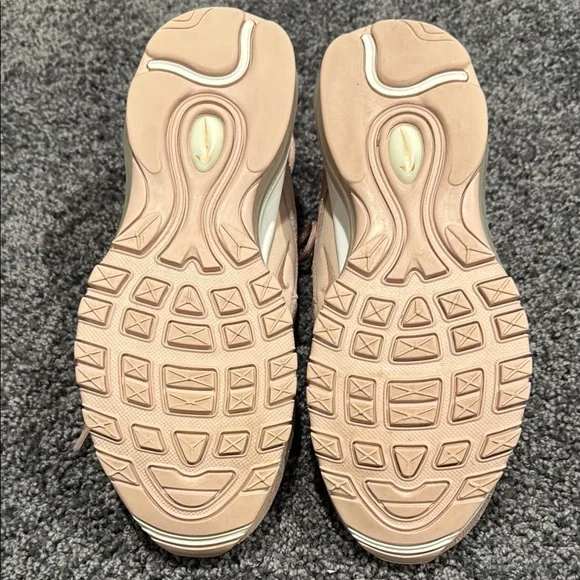 Womens Nike Air Max 97 SE Particle Beige Metallic Pink Bronze Size 8 • EUC - Picture 10 of 10